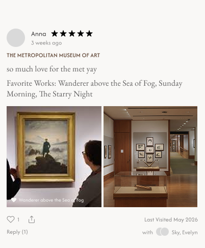 Mocking up social feed with reviews, favorite works, images, and interactive feed components.